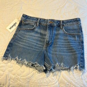 Wrangler Women's Blue Denim Shorts